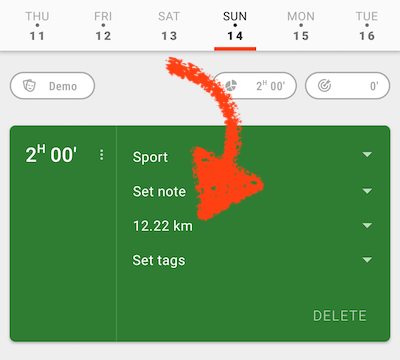 GPS track