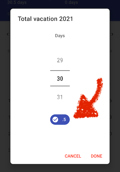 Half a day