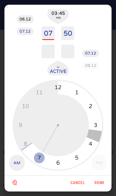 Time picker