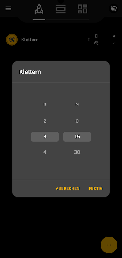 Ungefähre Eintragsdauer