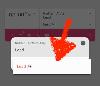 Verbesserte Notizeneingabe