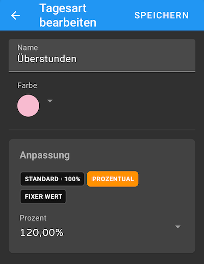 Neue Tagesart